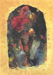 Flower Vase after Delacroix